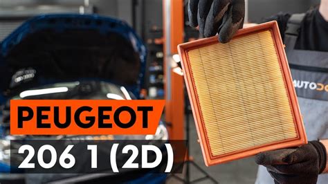 How To Change Air Filter On Peugeot D Tutorial Autodoc Youtube