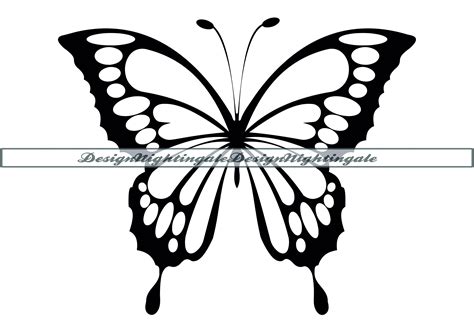 Butterfly 5 Svg Simple Butterfly Design Svg Butterfly Etsy Israel