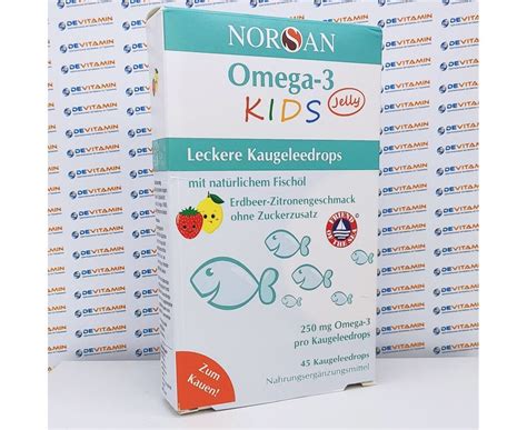 Norsan Omega-3 Kids Омега-3 для детей, жевательные капсулы, 45 капсул ...
