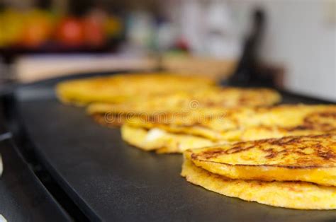 Cachapa, Typical Venezuelan Food. Stock Image - Image of freshly ...