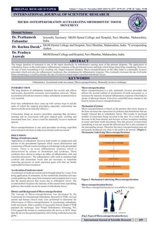 Micro Osteoperforation Accelerating Orthodontic Tooth Movement Pdf