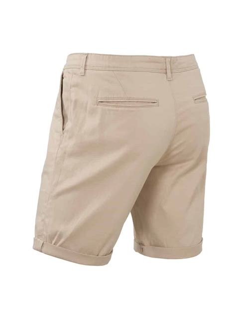 Brams Paris Chino Short Stretch In Sand Jojo Jeans