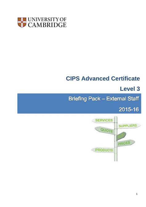 Pdf Cips Advanced Certificate Level 3 Finance Division€¦ · The