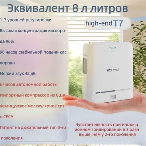 Перезаряжаемый портативный автомобильный кислородный концентратор для ...