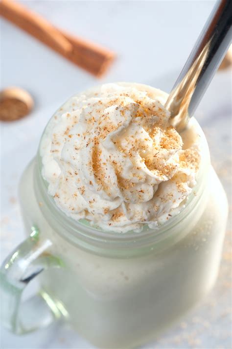 Vegan Boozy Eggnog Shake Meatless Makeovers