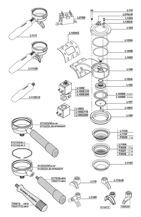 La Marzocco Group Head and Filter-holders - Espresso Machine Company