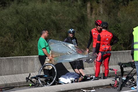 UN CICLISTA MUERTO Y OCHO HERIDOS EN A GUARDA A Metropolitana