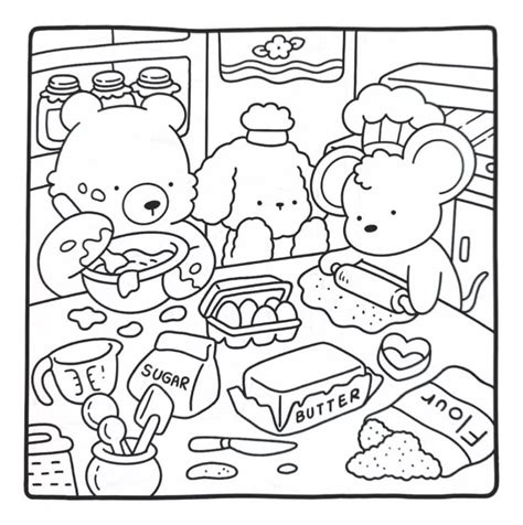 Cozy Friends Coloring Book Em Jogos Online Wx In Coloring