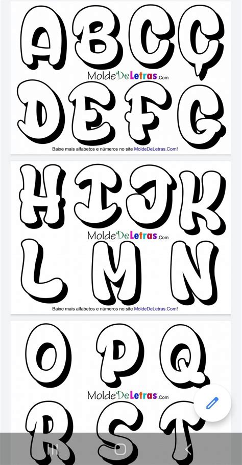 Lettering Alphabet Fonts, Doodle Lettering, Creative Lettering ...