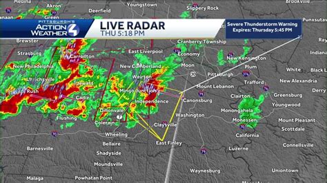 Pittsburgh Weather Strong To Severe Storms With Potential For Large Hail Damaging Winds Thursday