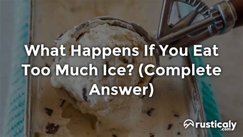 What Happens If You Eat Too Much Ice Clearly Explained