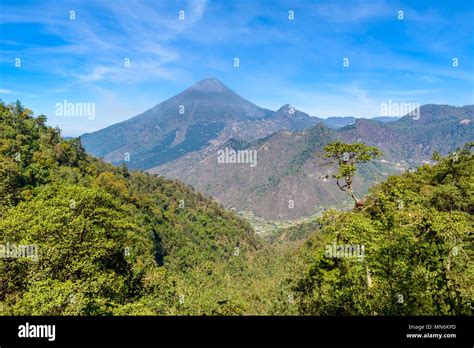 Santa Maria Volcano Active Volcanoes In The Highlands Of Guatemala