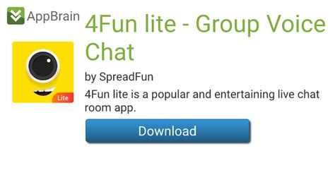 4fun Lite Group Voice Chat For Android Free App Download