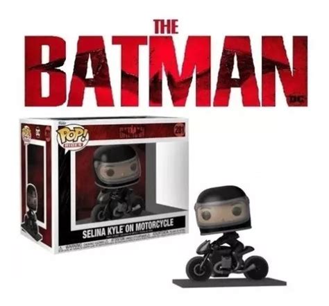 Boneco Funko Pop The Batman Selina Kyle On Motorcycle Frete Gr Tis