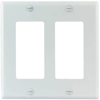 Titan White Smooth Gang Rocker Standard Metal Wall Plate Hd Supply