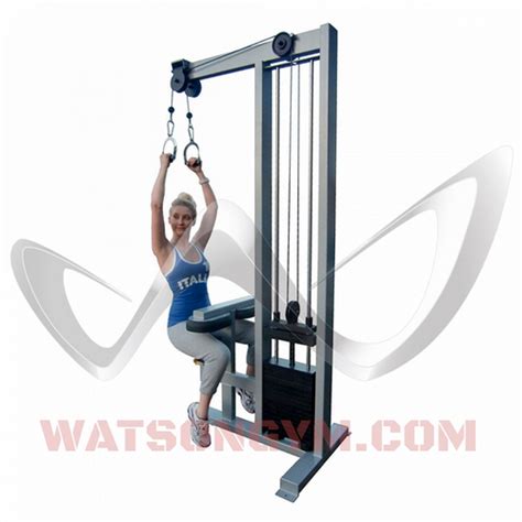 Single Stack Dual Cable Lat Pulldown Space X Equipment