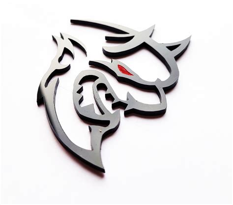 X Demon Redeye Emblem Badge For Dodge Charger Challenger Hellcat Srt