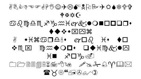 Wingdings Regular Font Free Download