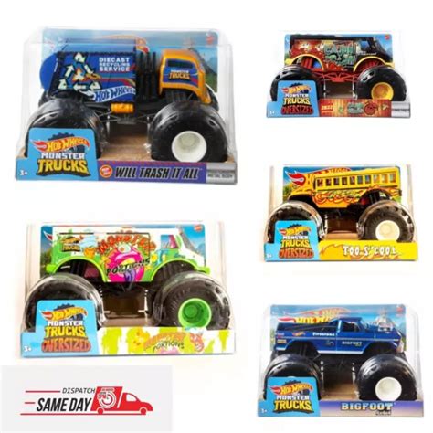 Hot Wheels Monster Trucks Collection Choose Your Favorite Picclick Uk
