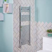 X Straight Central Heating Towel Rail Bathroom Heated Rad