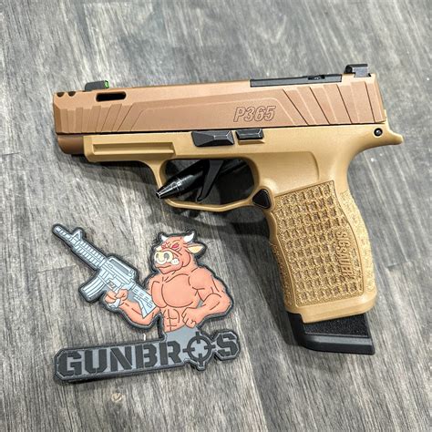 Sig Sauer P365XL Custom Works 9mm Spectre Comp FDE GUNTICKETS 20