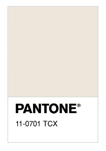 Colore Pantone Tcx Whisper White Numerosamente It