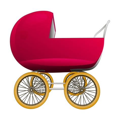 Hook Transport Of Baby Carriage Vector Stock Vector Image By Adikk