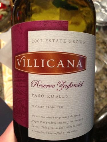 Villicana Estate Grown Reserve Zinfandel Vivino US