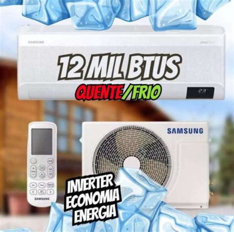 Ar Condicionado Samsung Windfree Connect Split Inverter Frio Quente