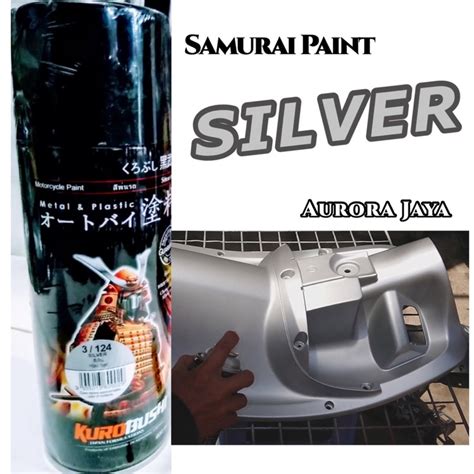 Pilox Samurai Silver Cat Pilok Pylox Silfer Mengkilap Tahan Bensin