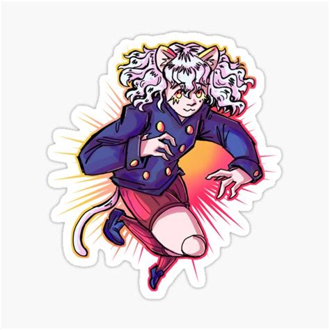 Neferpitou Attack Hxh Sticker For Sale By Aikiart Redbubble