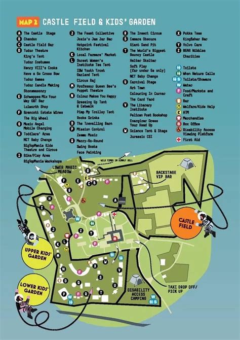 Camp Bestival Dorset Site Map Adventure Outdoor