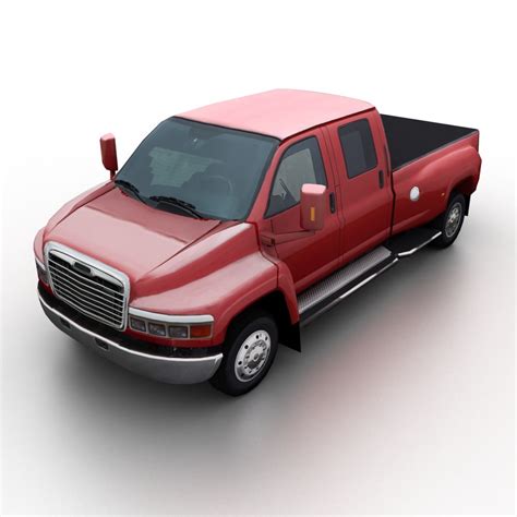 Generic pickup truck 3D model - TurboSquid 1468869