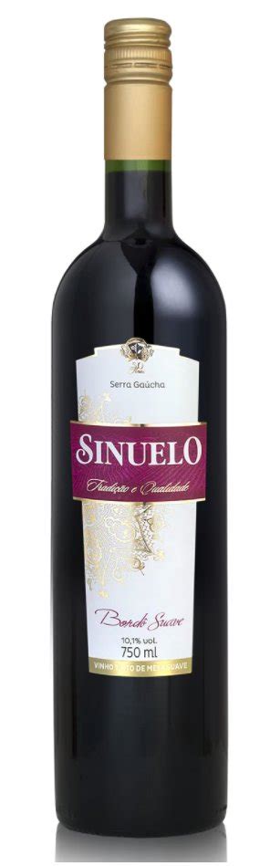 Vinho Sinuelo Tinto Suave 750 Ml Trimais