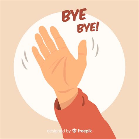 Hand Waving Goodbye Animation