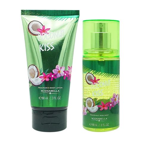 2 In 1 88ml Body Mist 88ml Body Lotion Lasting Long Scenabella Woman