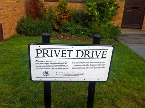 Harry Potter Privet Drive Picture Taken Of The Real Props From The