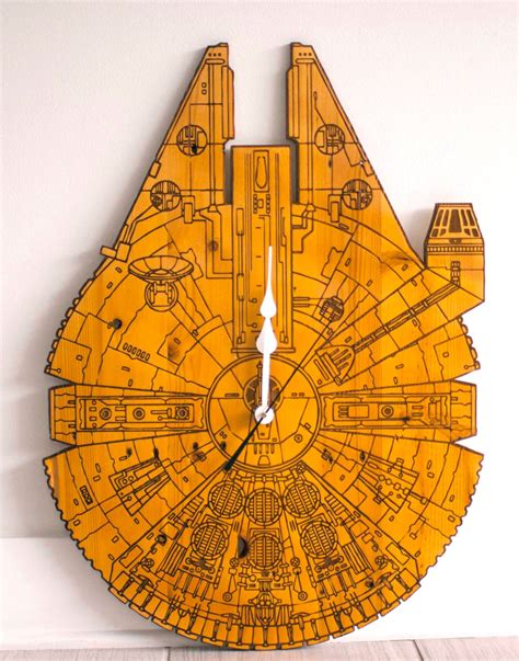 Oversized Star Wars Millennium Falcon Artisan Laser Engraved