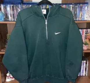 Nike Nike Vintage Forest Green Nike Quarter Zip Grailed