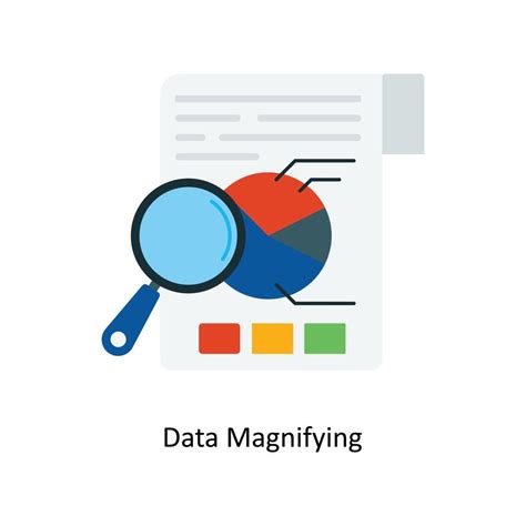 Datos Aumentador Vector Plano Iconos Sencillo Valores Ilustraci N