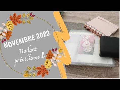 Mon Budget De Novembre Youtube