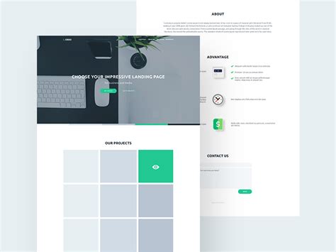 Landing Page Mockup | Free Mockups, Best Free PSD Mockups - ApeMockups