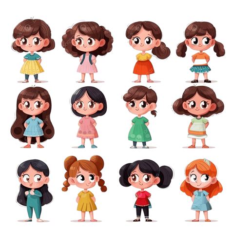 Imágenes De Personajes De Dibujos Animados De Niñas Dibujo De