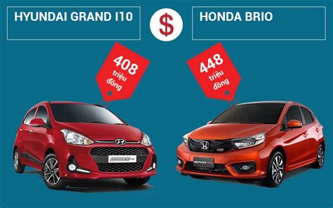 So Sánh Nhanh Giá Bán Honda Brio 2021 Và Hyundai Grand I10 2021 Ô Tô