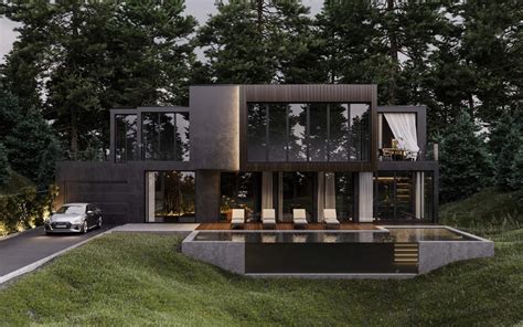 Modern Black Houses Mod Lust