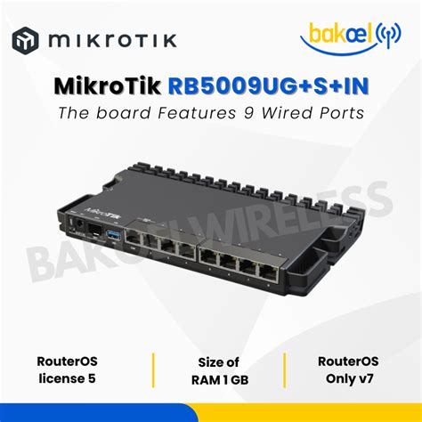 Jual Mikrotik RB5009UG S IN RB 5009 Router Shopee Indonesia