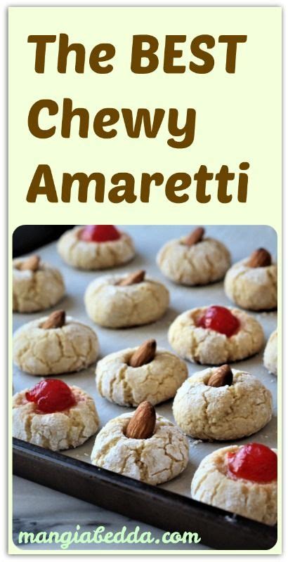 Chewy Amaretti Italian Almond Cookies Mangia Bedda Artofit