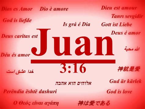 Juan 3 16 Un versículo que expresa el amor de Dios Juan 3 16 Mundo