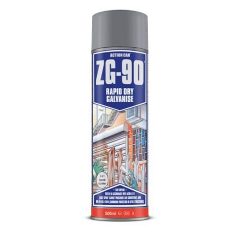 Zg Cold Zinc Galvanising Spray Silver Bright Finish Norsemen Safety