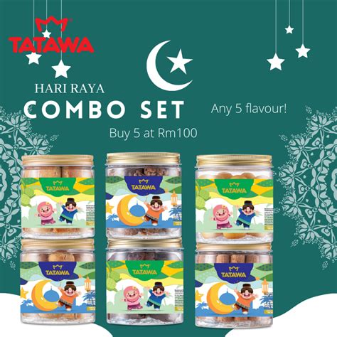 Tatawa Hari Raya Cookies Combo Set Biskut Raya Kuih Raya 2024 Shopee